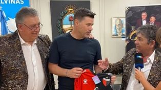 Mauricio Pochettino bailó con Los Palmeras en Barcelona y habló de su futuro en París