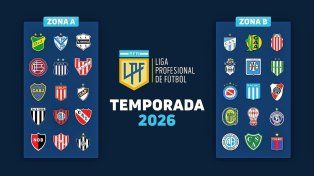Así serán los torneos Apertura y Clausura 2026: grupos, clásicos y formato completo