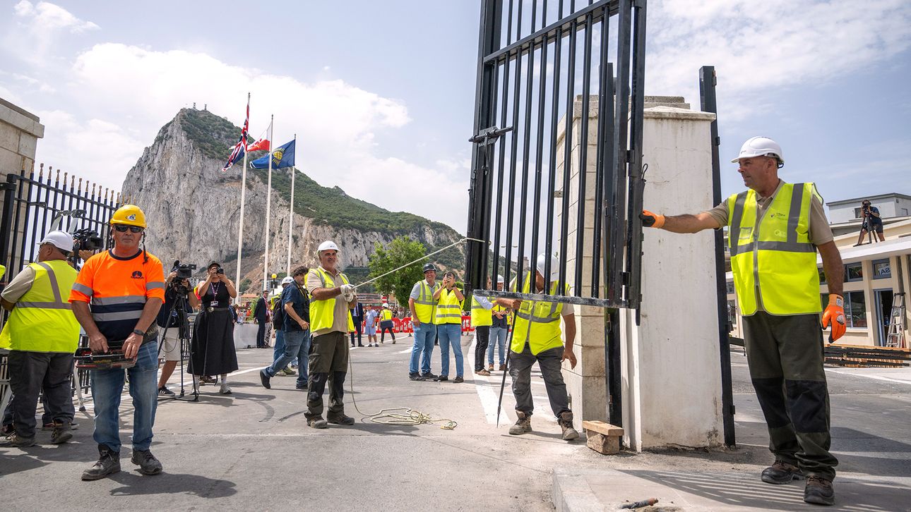 Gibraltar, la última frontera de Europa, elimina su Verja de separación