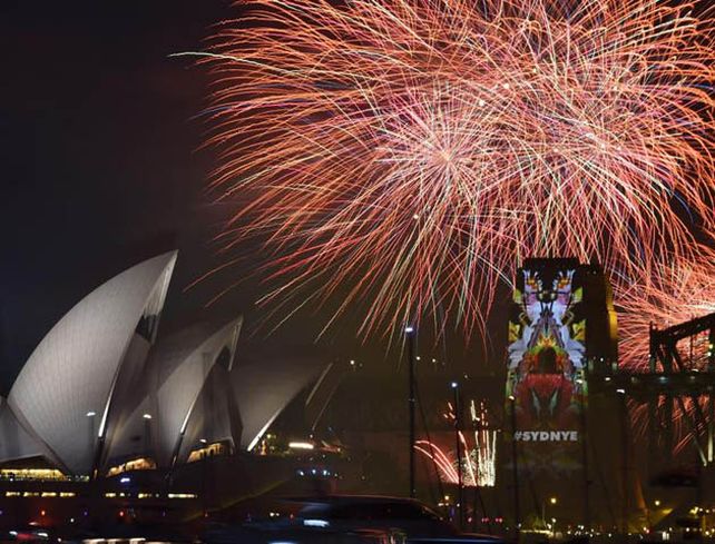 La llegada del Año Nuevo en Sydney