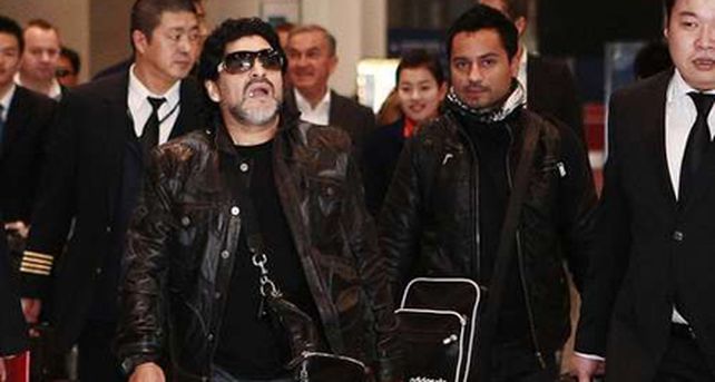 Diego lleg&oacute; anoche a Buenos Aires para darle el &uacute;ltimo adi&oacute;s a su madre