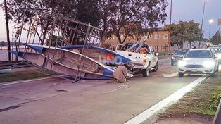 Choque entre vehículos en la avenida Mar Argentino a la altura de El Quillá