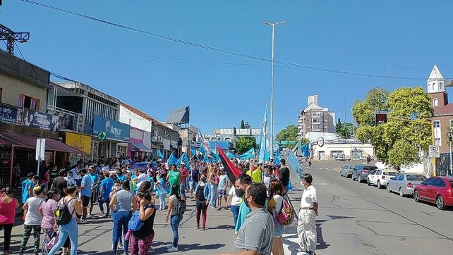 Paraná: marcharon a la sede de Desarrollo Social de Nación