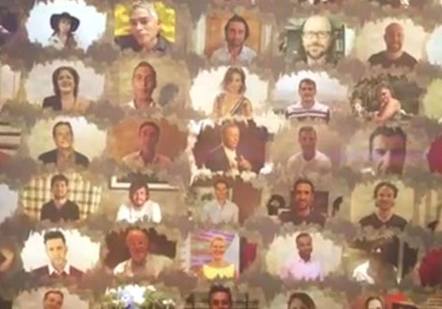 Famosos cantaron Fallaste corazón junto a Julio Iglesias