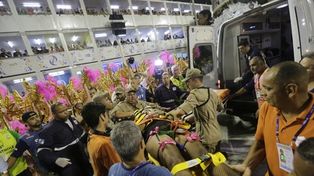 Tres accidentes en el carnaval de Río jaquean la imagen de la fiesta