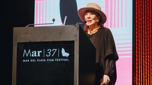 Graciela Borges durante la apertura del festival evocó a Leonardo Favio, con quien trabajo en El dependiente.