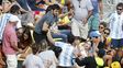 Un violento incidente se registró en las gradas durante el partido que hoy ganó Juan Martín del Potro.&nbsp;