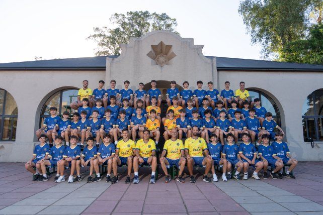Antes del viaje. La delegación de Gimnasia jugará partidos amistosos en la gira por Estados Unidos.