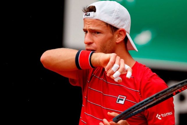 Diego Schwartzman no pudo con Djokovic en la final de Roma.&nbsp;