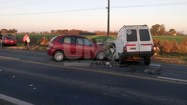 Violento choque frontal en la ruta nacional 11 que terminó con un conductor fallecido