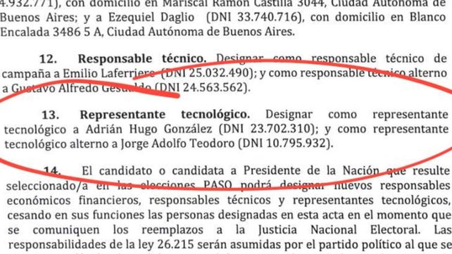 Grabois: El perito que borró pruebas de celular de Milman es jefe tecnológico de JxC
