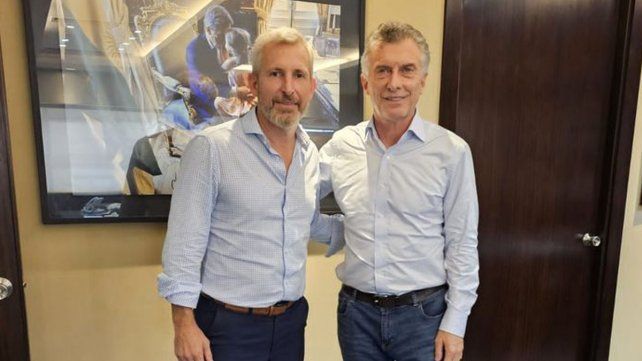 Rogelio Frigerio se reunió este viernes con el ex presidente Macri