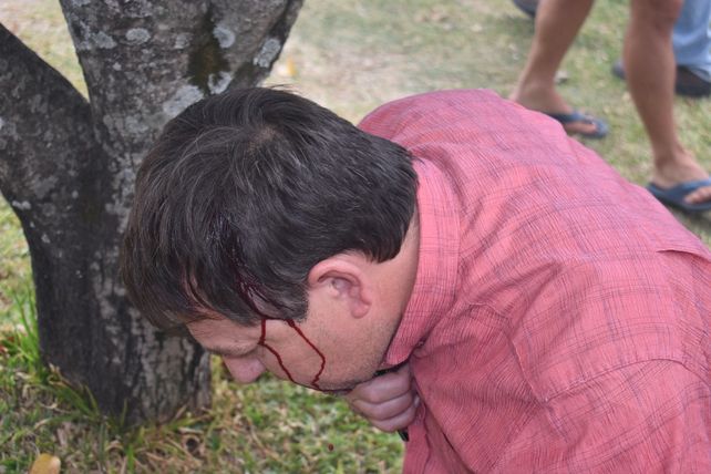 Atacaron con un fierro a un periodista de Santa Elena