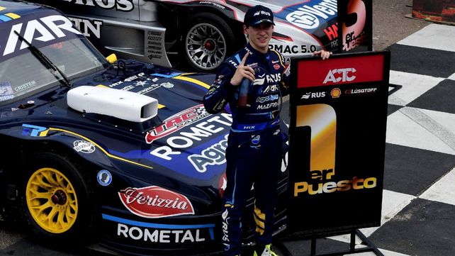 Thomas Ricciardi y su triunfo en Toay de este año. Rosario puede volver al Turismo Carretera.