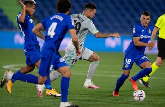 Getafe goleó a Betis en España.&nbsp;