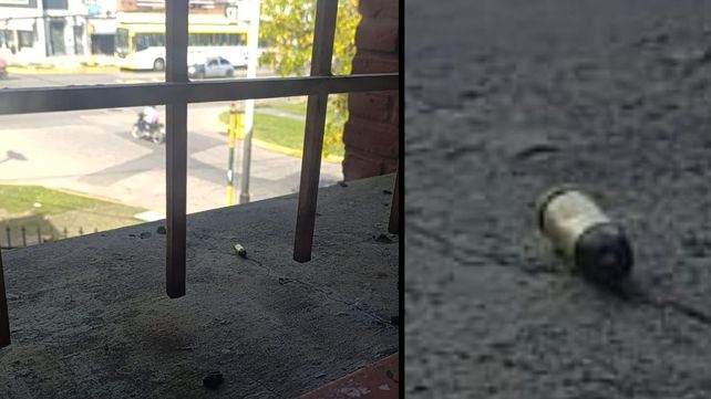 Secuestraron una bala calibre 9 milímetros con la cápsula y la ojiva de plomo en una ventana de la escuela Mariano Quiroga