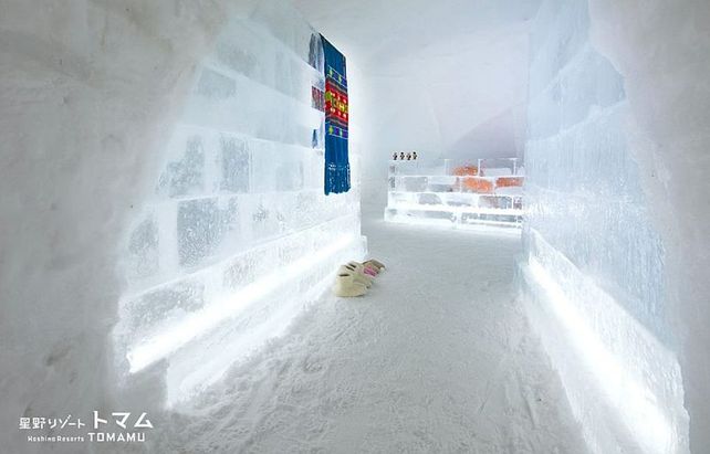 Un Hotel de hielo en Japón tiene la habitación donde podrías morir de frío