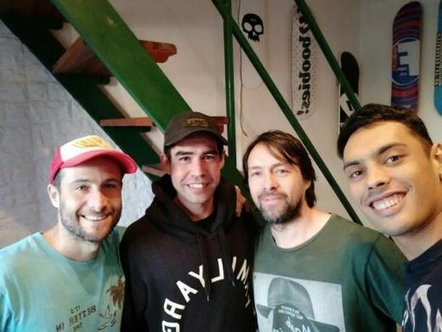 Los representantes del skate en la Costa del Uruguay.&nbsp; 
