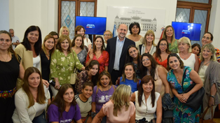 De Ponti y Perotti participaron del acto de reglamentaci&oacute;n de la Ley en homenaje a Micaela.