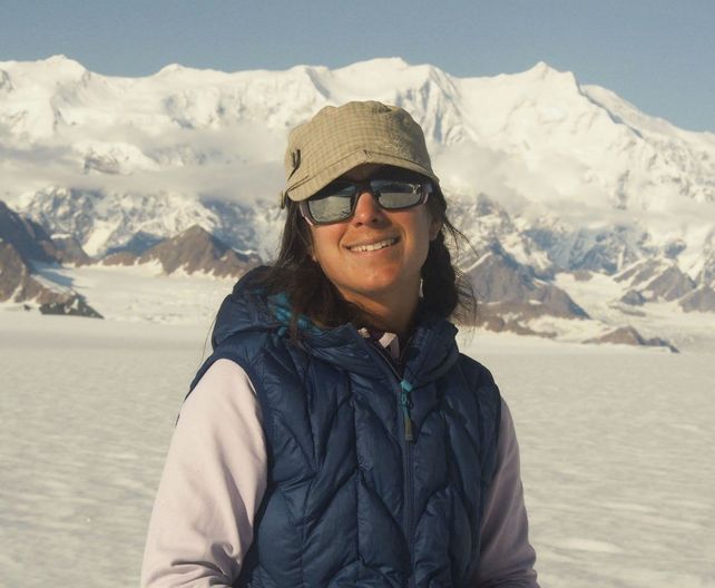 Alpinista. Natalia Martínez es una mendocina de 36 años.