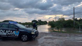 Provincia asistió a los evacuados en la ciudad de Vera durante la noche