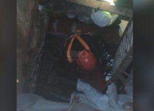 Accidente laboral en Santa Fe: un obrero cayó de 7 metros en una obra de Aguas Santafesinas