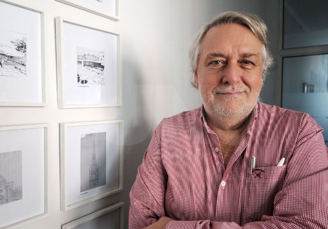 Distorsionado. El arquitecto dijo que es necesario que “los precios de la tierra se aclaren”. Foto: Juan Baialardo / UNO Santa Fe