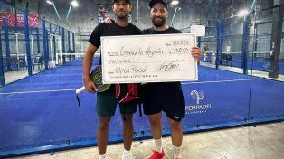 Gonzalo Higuaín se consagró campeón de pádel tras retirarse del fútbol