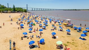 El balneario La Florida, uno de los paradores más populares de Rosario.