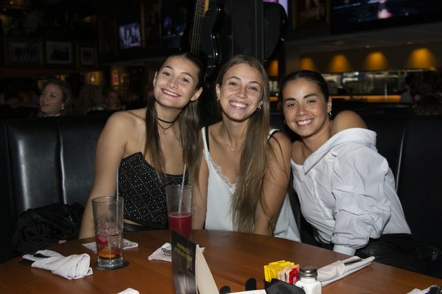 Giovanna Facciano, Sofia Matich y Clara Bazzi