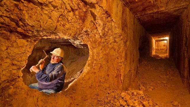 Las sorprendentes imágenes de una ciudad subterránea en medio del desierto de Australia