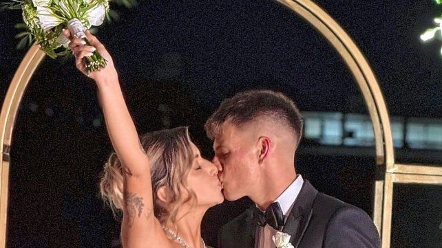 Kevin Zenón se casó y de la fiesta participaron varios futbolistas de Boca