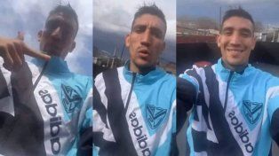 Ricardo Centurión se mostró de buen humor.