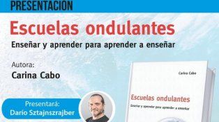 Carina Cabo presentó su libro Escuelas Ondulantes