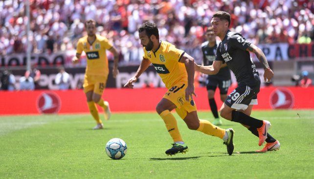 Gamba, el que le dio la alegría a Central contra River.