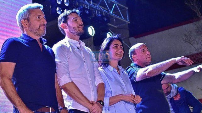 Cierre de campaña de Gainza y Frigerio con una situación inédita