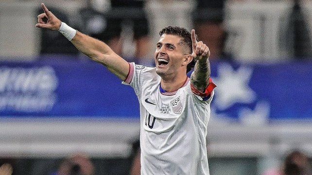 Pulisic marcó un golazo para Estados Unidos.