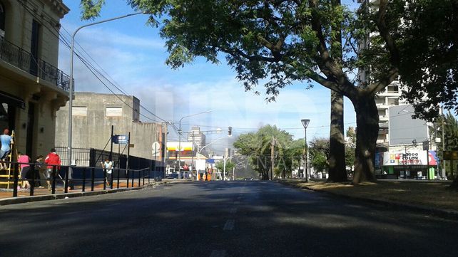 Hay cortes en distintos puntos de la ciudad