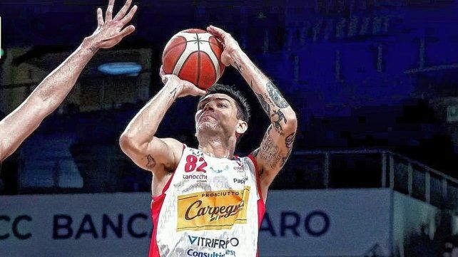 Poco de Delfino en el triunfo de Pesaro ante Olimpia Milano