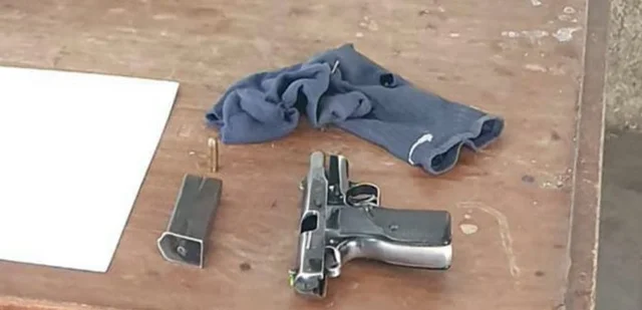 Elementos secuestrados al hombre detenido en San Juan.