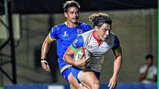 El medio scrum de Santa Fe Rugby Juan Cruz Strada marcó un try para Yacaré XV.