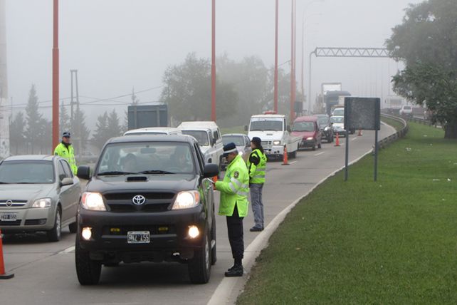 Realizaron un megaoperativo de control vehicular sobre la ruta nacional 168