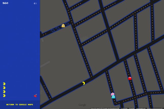 Ya se puede jugar al Pac-Man en las calles de Santa Fe