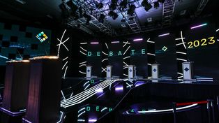 Formato. El debate de cara al balotaje tendrá, a diferencia del anterior, sólo dos atriles para los candidatos.