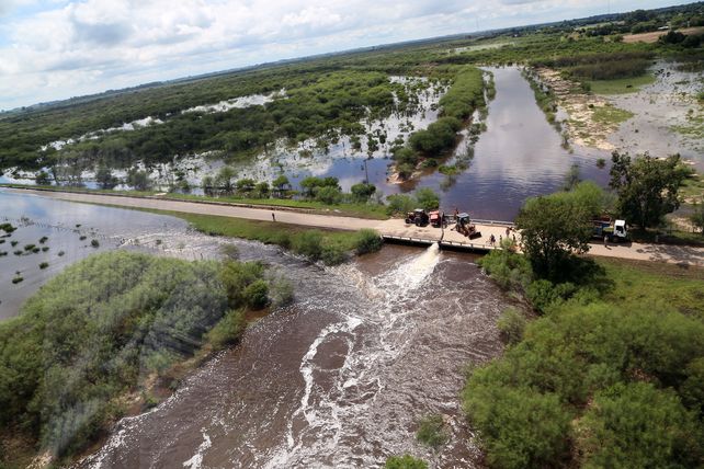 Urgente. Para realizar reparaciones de inmediato se decretará la emergencia vial. Gentileza: Gobierno de la provincia de Santa Fe