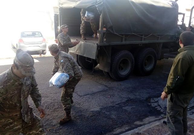 El Ejército trasladó al Chaco alimentos elaborados por la UNL