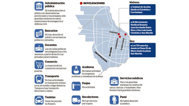 La CGT va mañana por el cuarto paro en la era Macri, con adhesión de las CTA