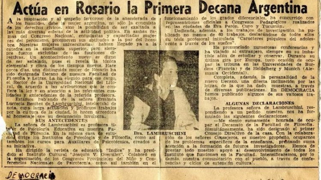 Diario Democracia 1954.&nbsp;