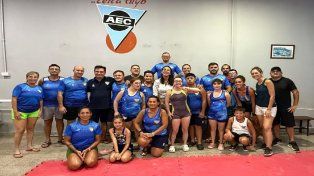En Echagüe se vivió la primera concentración de nadadores juniors con Síndrome de Down.