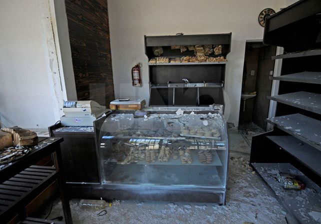 Escenario. La Justicia custodia lo que quedó del inmueble siniestrado para garantizar las pericias. UNO de Santa Fe/Manuel Testi